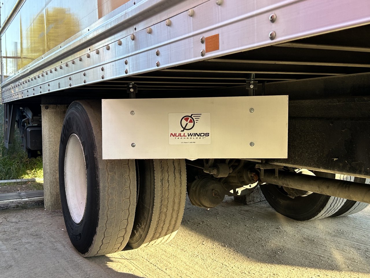 White Deflector Panels