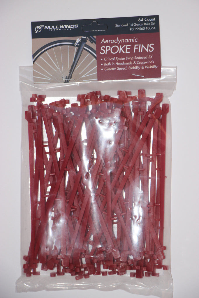 Standard SPOKE FINS/64-Count/Red